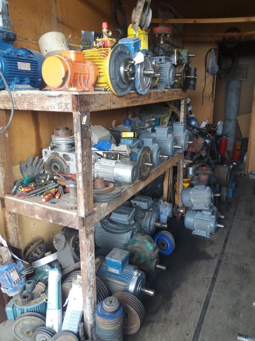 Электродвигателя, редуктора, моторредуктор