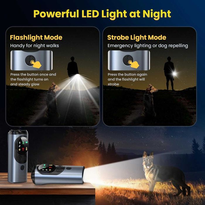 Anti Bark Device – ултразвуков кучегон против лай с LED светлина