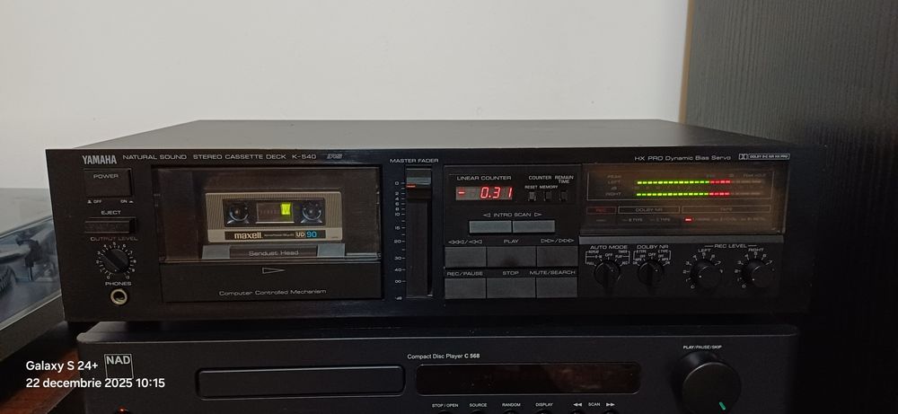 Yamaha deck K-540 si cd  CDX-393