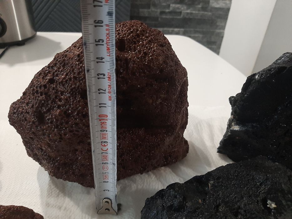 Piatra Naturala acvariu Black&Red Lava Stone