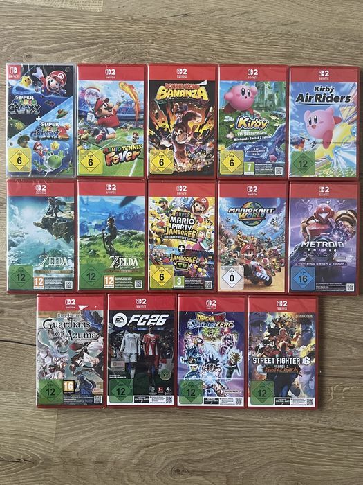 Jocuri Nintendo Switch 2 ( noi , sigilate)