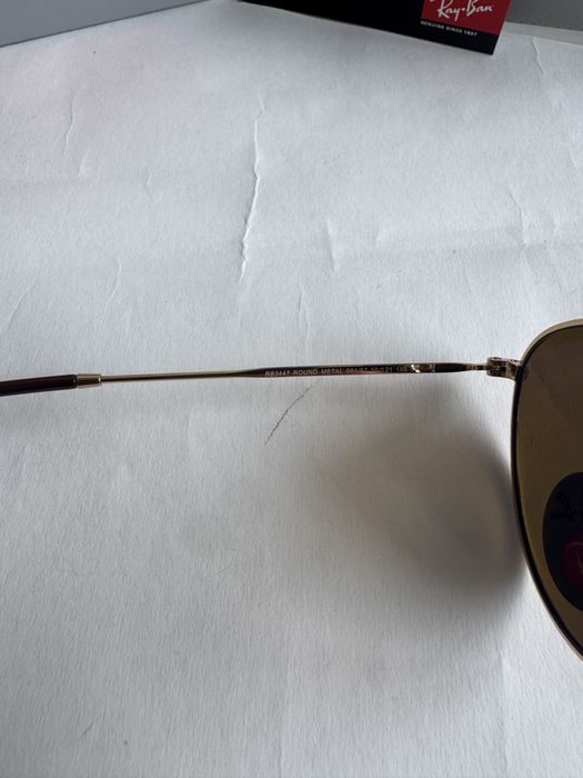 Ochelari de soare RAY BAN 3447 Round Metal Polarizati Noi