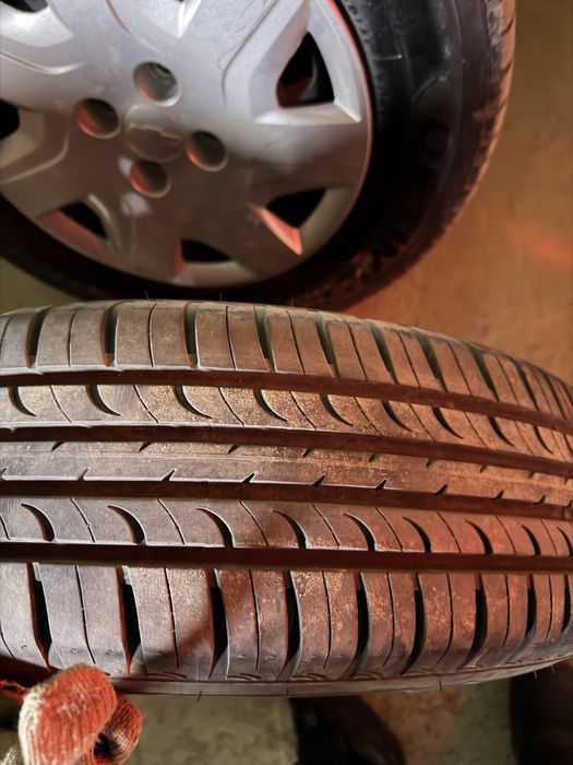 Диски с резиной на Cobalt/Accent/Rio