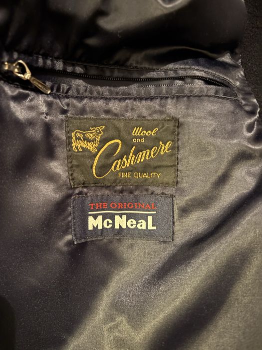 Palton McNeal negru - lana & casmir, stare excelenta, fara defecte