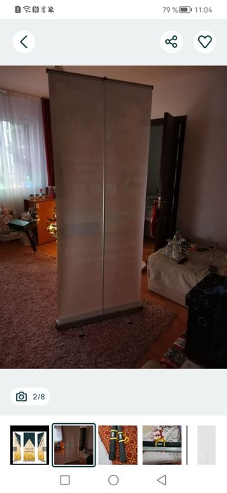 Roll up banner publication reclama