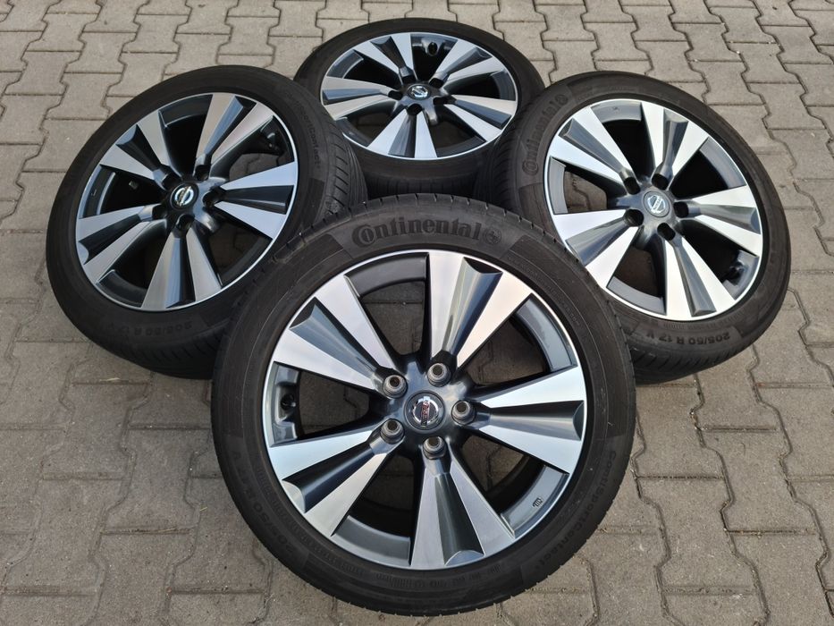 Jante bicolore Nissan Pulsar Leaf Primera Juke Qashqai 17" Renault