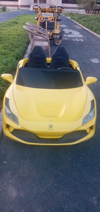 Детский пултлик феррари мошинча