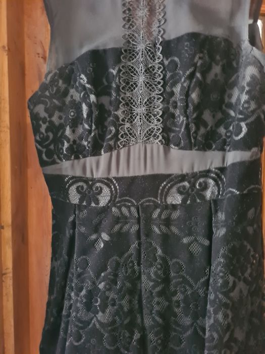 Rochie dantela catifelata Next