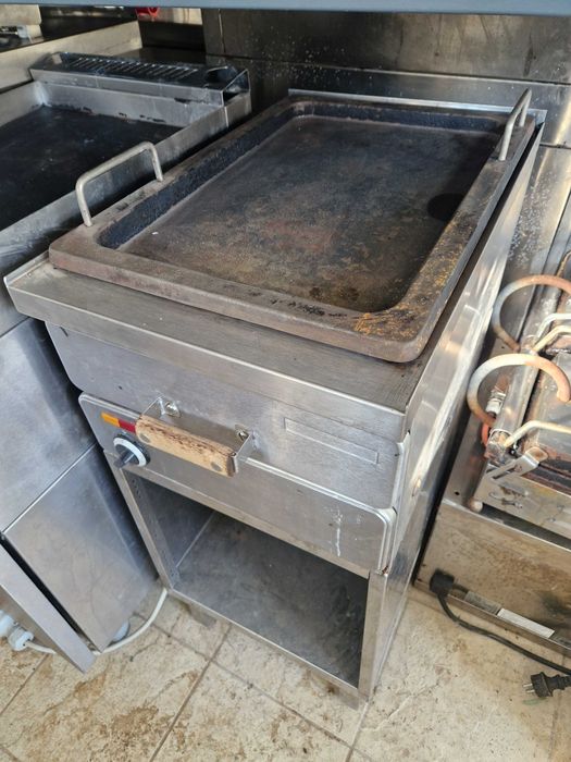 Gratar gaz sau electric cu banc, grill gaz de putere