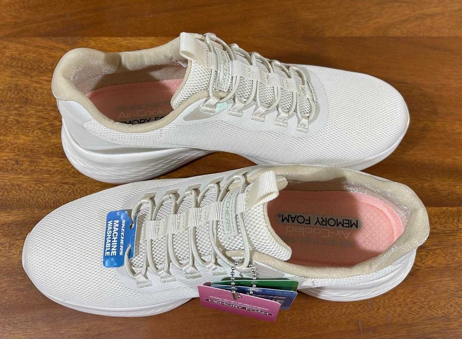 Pantofi sport dama, Skechers Skech-Lite Pro - Perfect Time, Crem, 41 EU