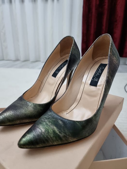 Pantofi Musette, marime 36 verde