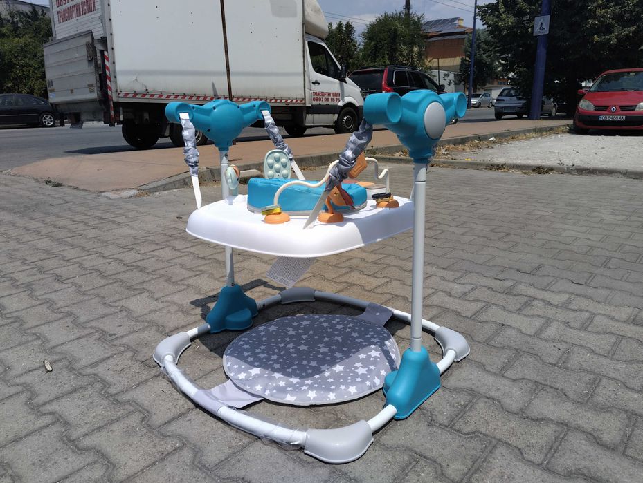 MONI Детско бънджи HOP син