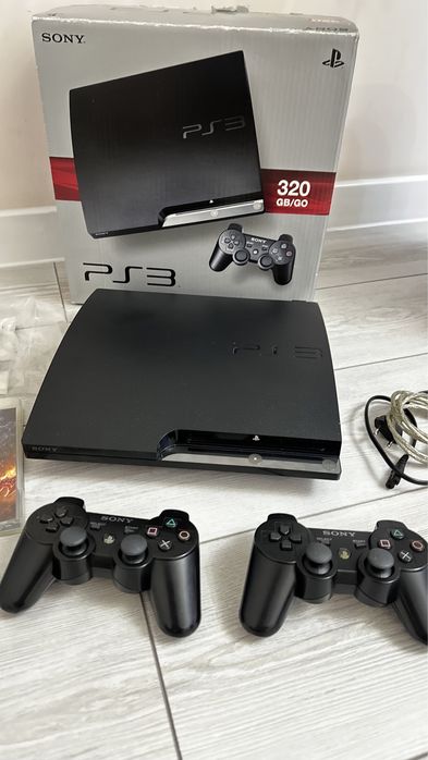 Продам ps3 slim 320gb прошитый