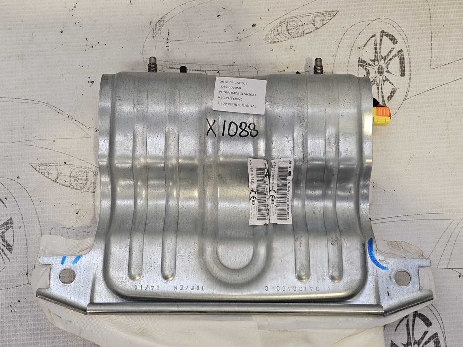 Airbag plafon / pasager Citroen C4 Cactus 2016 1.2 PureTech Cod OEM: 9804358580, 34141942D (5G3)