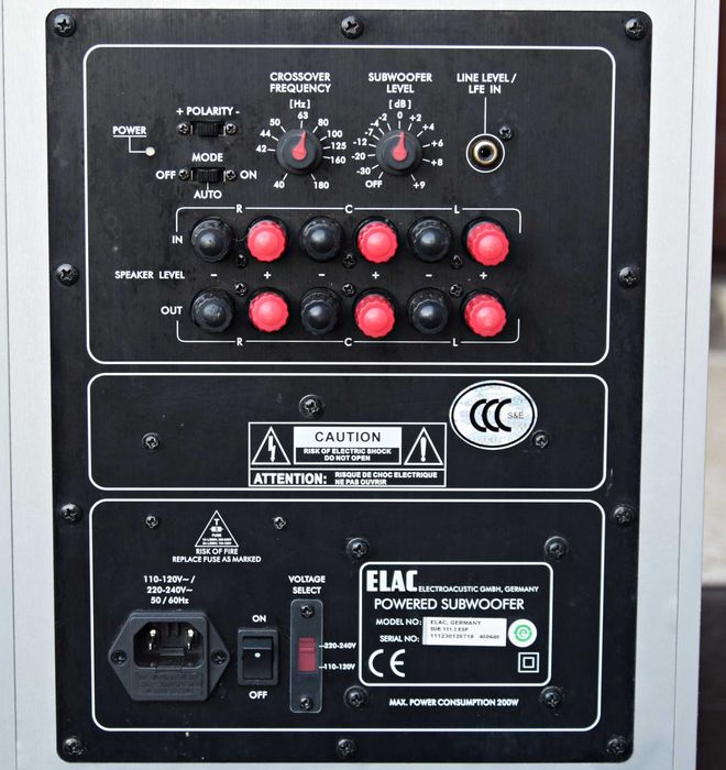 Subwoofer activ Elac SUB 111.2 ESP