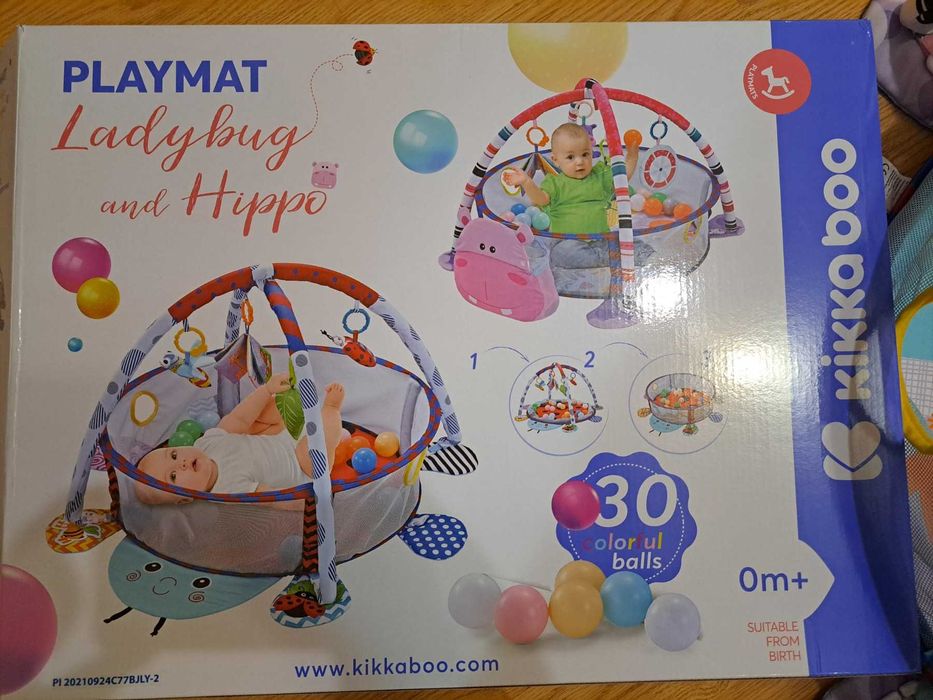 KIKKA BOO Активна гимнастика с 30 топчета Ladybug