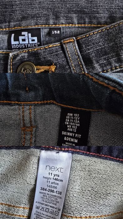 Pantaloni copii, jeans, blugi, marime 11 ani, 11-12 ani, 146, 152 cm