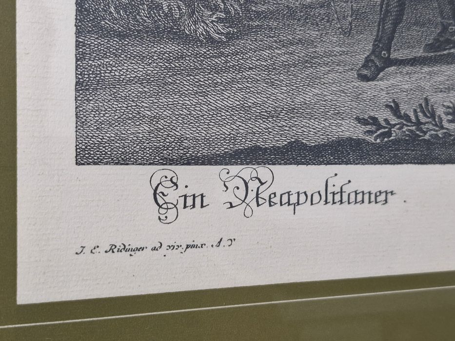 Tablou Gravură Johann Elias Ridinger
