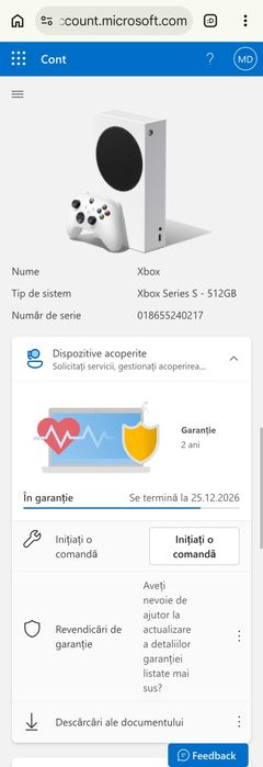 Xbox Series S ca nou, inca garanție