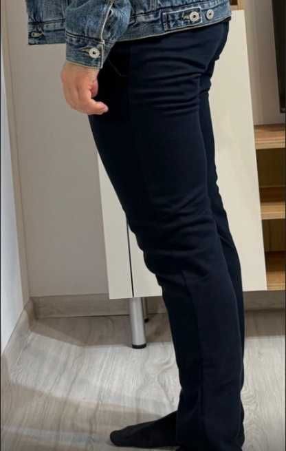 Pantaloni bărbați Zara, mărimea 40 (W31), bleumarin, slim