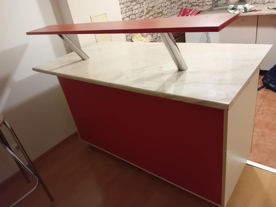 Bar de bucătărie cu 2 scaune