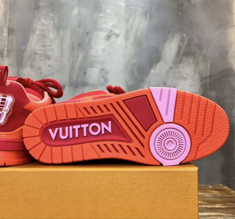 adidasi sneakers louis vuitton skate rosii
