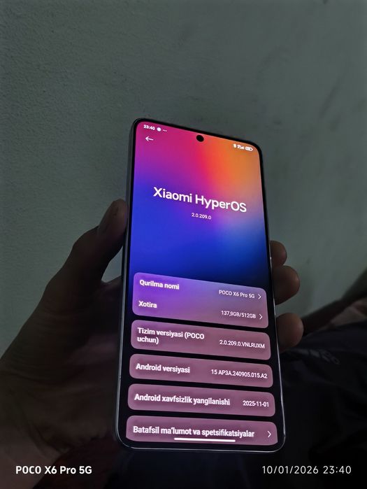POCO X6 PRO 512+12+12