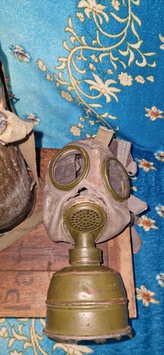 Mască gaze românească M39B ww2 in starea din imagine!