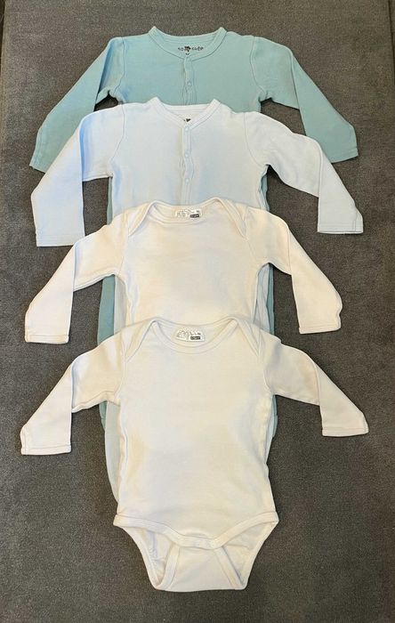 2бр бодита и 2бр ромпъри/пижамки, 86 размер