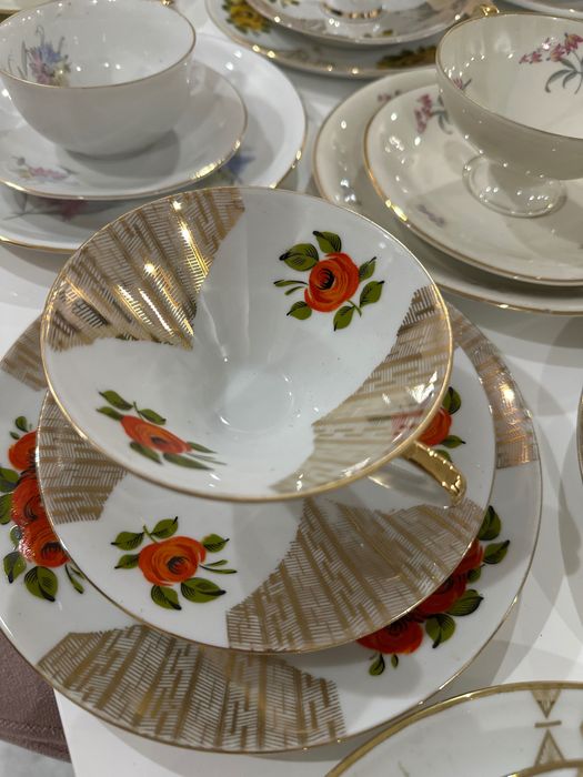 Перфектен троен сет за кафе /чай