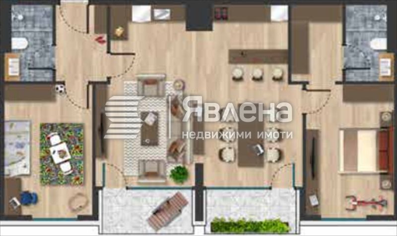 Просторен 2/3-стаен апартамент №14