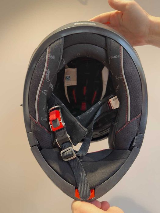 Мотошлем REAL helmet - Storm force ( XL, Matte black)