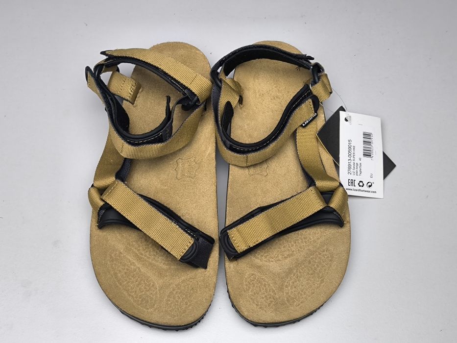 Sandale Hiking LIZARD Super Hike Noi Mărimea 40 Talpă Vibram Piele Italia, unisex