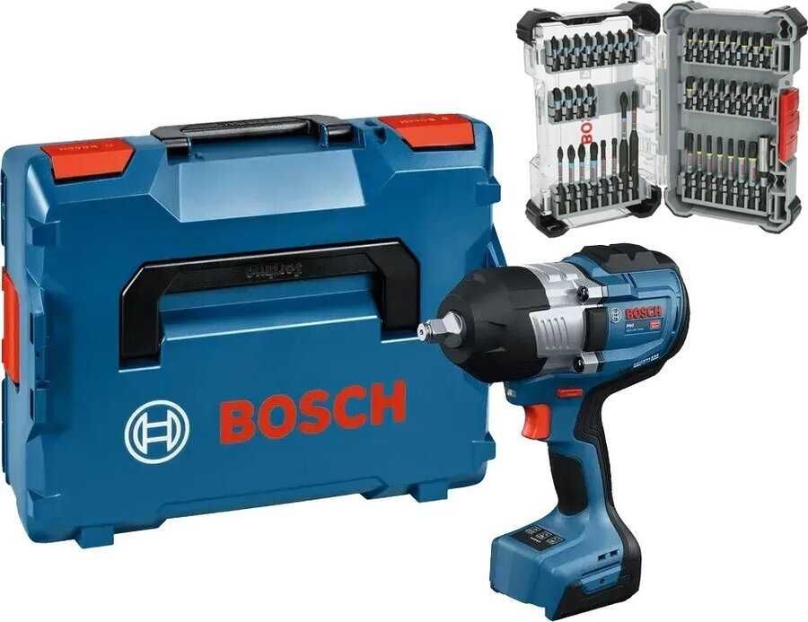 Акумулаторен ударен гайковерт Bosch GDS 18V-1400 , 18V , 1/2`` , 1400 Nm , без батерии и зарядно , в куфар L-boxx