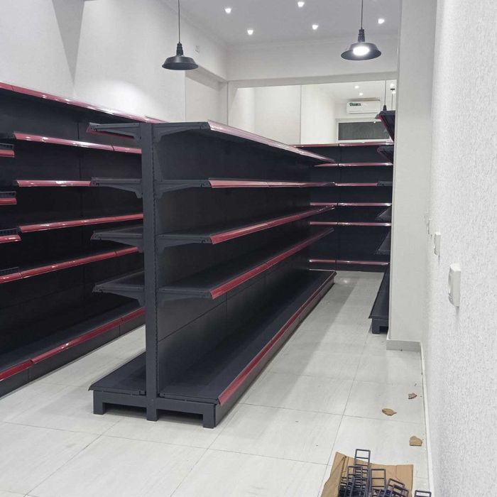 Temir Polka TAYYORI BOR Metal Stellaj Zavod maxsuloti Stilaj Vetrina