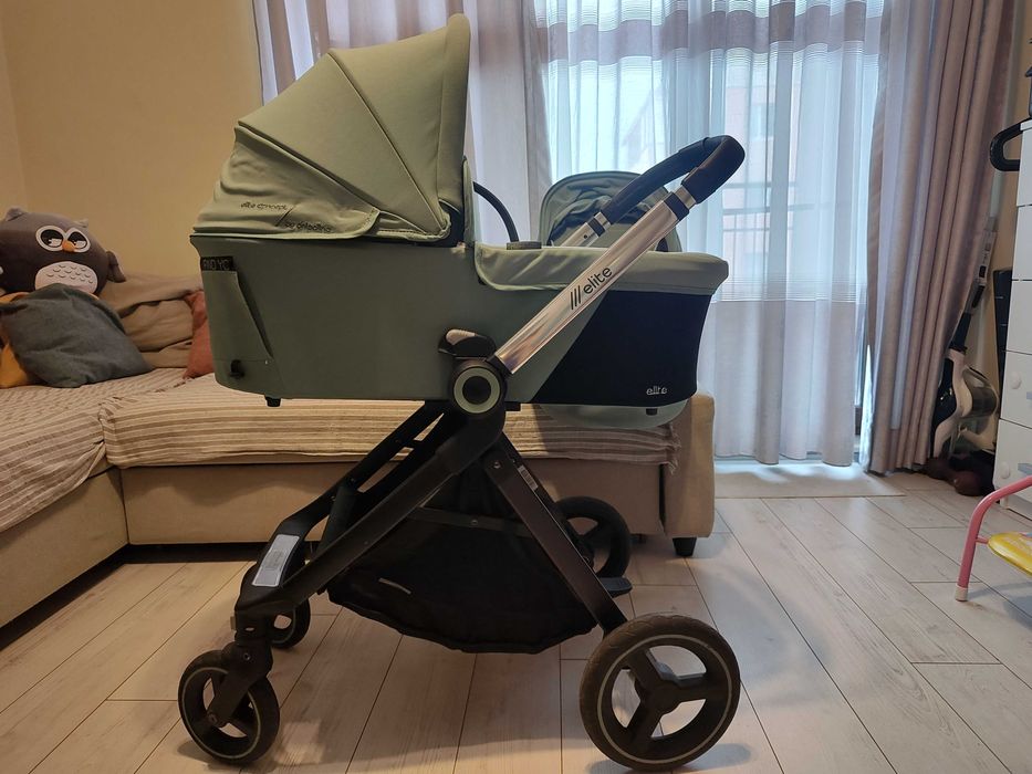 Бебешка количка 3 в 1 Chipolino - Елит, мента