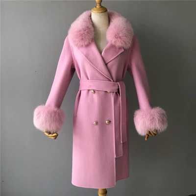 Palton Dama din Lână Cașmir - Palton Dama iarna-Paltoane Dama Elegante