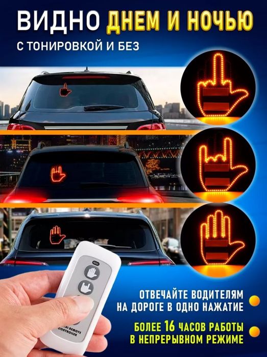 Avtomobil uchun svetadiod nakleyka

3xil ko'rinishda yonadi
Pult orqal