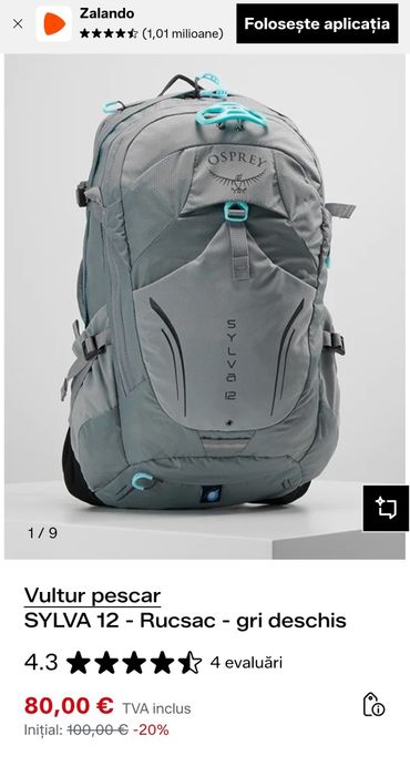 Rucsac OSPREY SYLVA 12, bagpack One Size mărime universală unisex