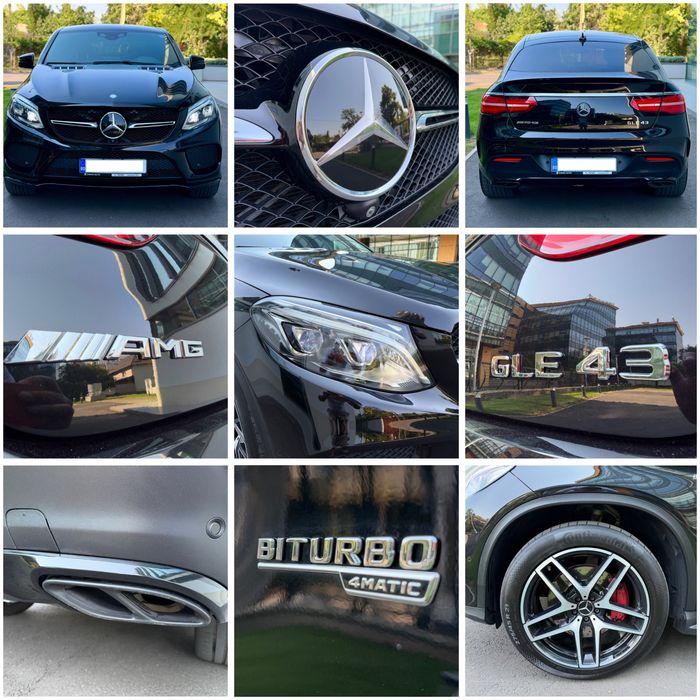 Mercedes-Benz GLE 43 AMG Coupe / 4Matic / Sistem Bang&Olufsen / Impecabil