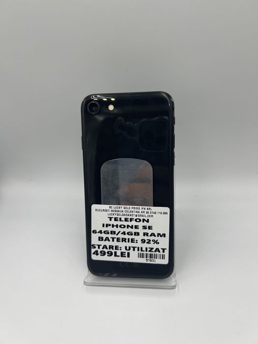 Iphone SE 64Gb / 92%Baterie Garantie #57831