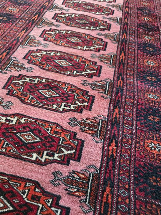 Set 2 Traverse Afgane Autentice – Lână, Lucrate Manual (240x80 cm & 115x80 cm)