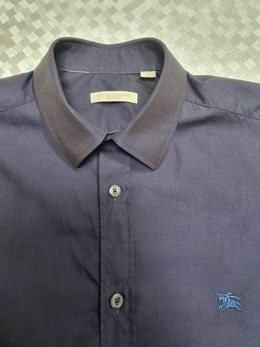Cămașă bărbați Burberry Brit S, terminație rotunjită
