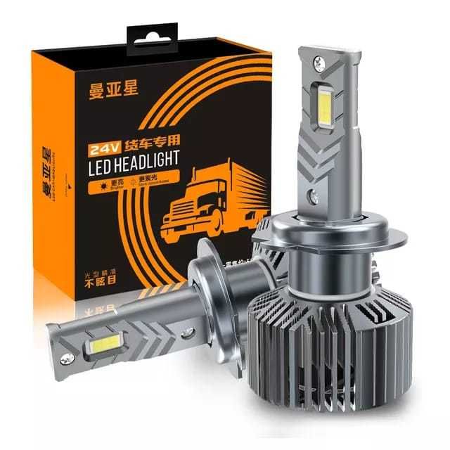 Set de 2 becuri led Xentech Light V68 H7 H1 H4 camion 24V