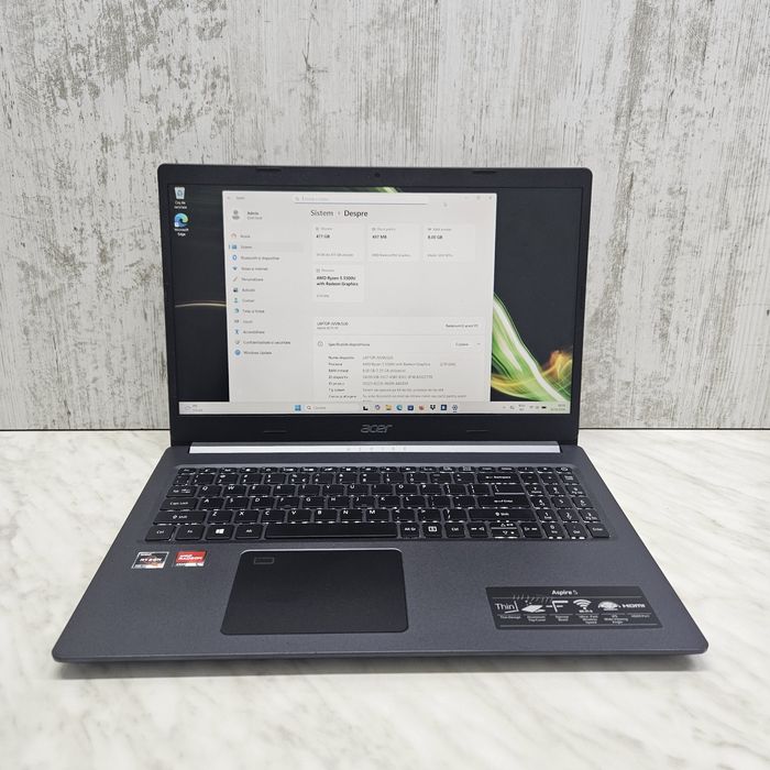 Laptop Acer Aspire 5 Ryzen 5-5500 512/8GB Zeus Amanet Vitan 4776