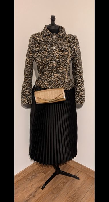 Jachetă animal print – statement, elegantă,Mărimea S-M