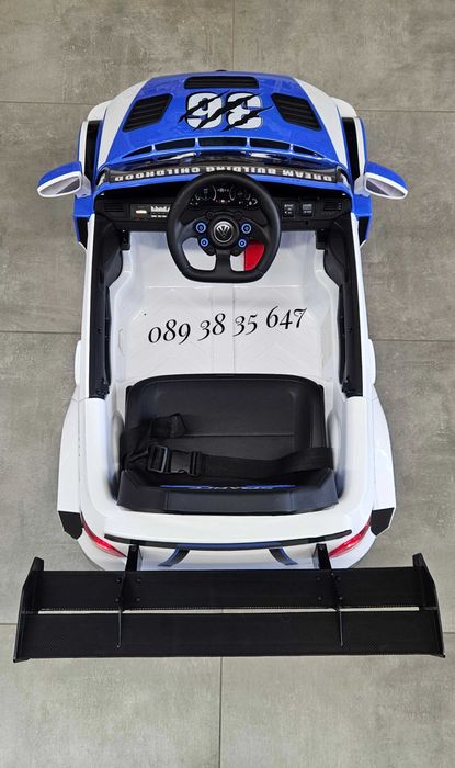 ТОП ЦЕНА!НОВО!Акумулаторна кола VW Drift BLUE с 12V,функция дрифт,USB