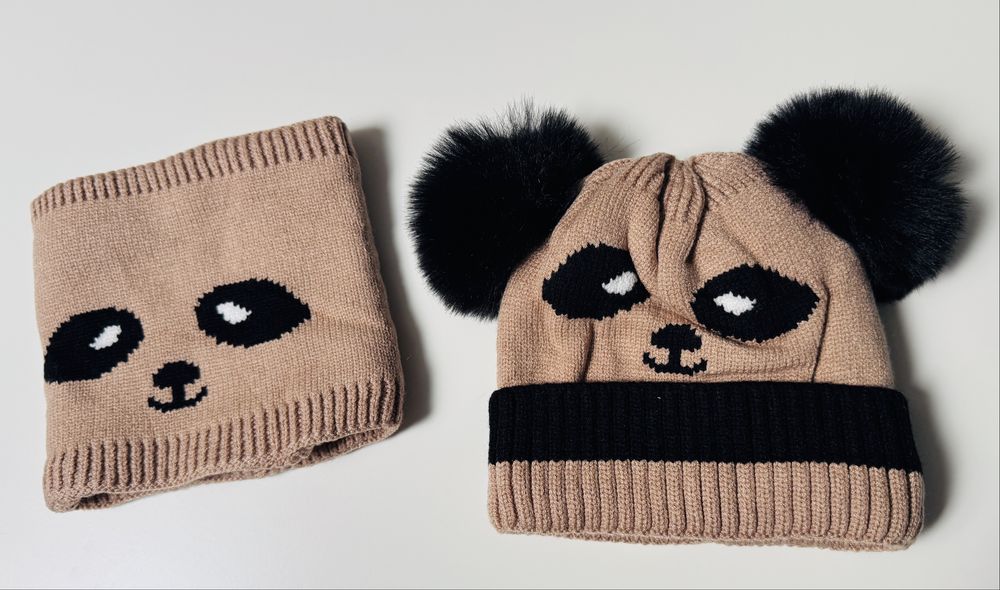 Set caciula si fular pt copii