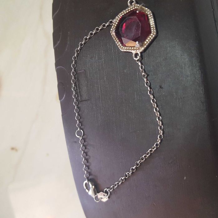 Bratara argint 925 cu rubin