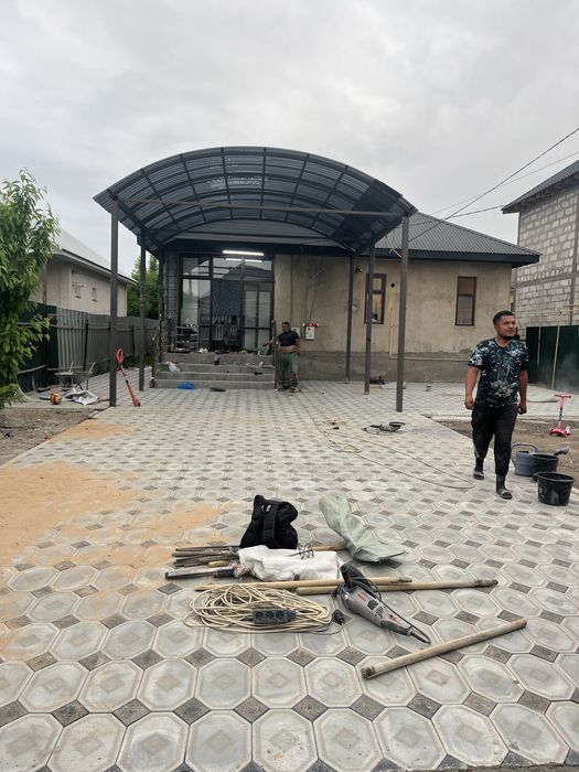 Укладка брусчатки , брусчатка плитка